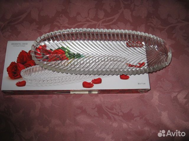 Селедочница стекло