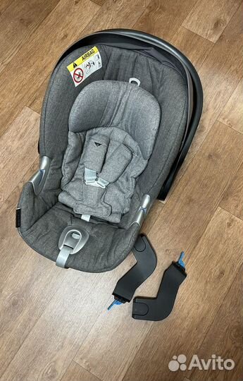 Автолюлька cybex aton Q с базой isofix