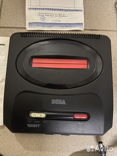 Игровая приставка sega