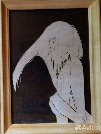 Выжигание фото на дереве. Надписи на кружках