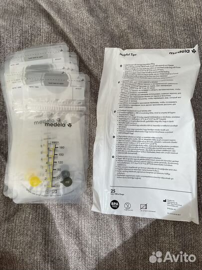 Пакеты для хранения грудного молока medela