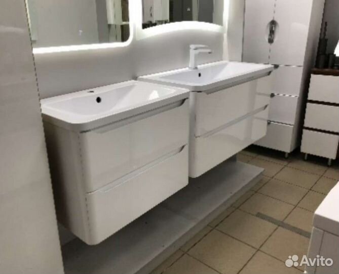 Тумбы с умывальником в ассорт. напольн и подвесны