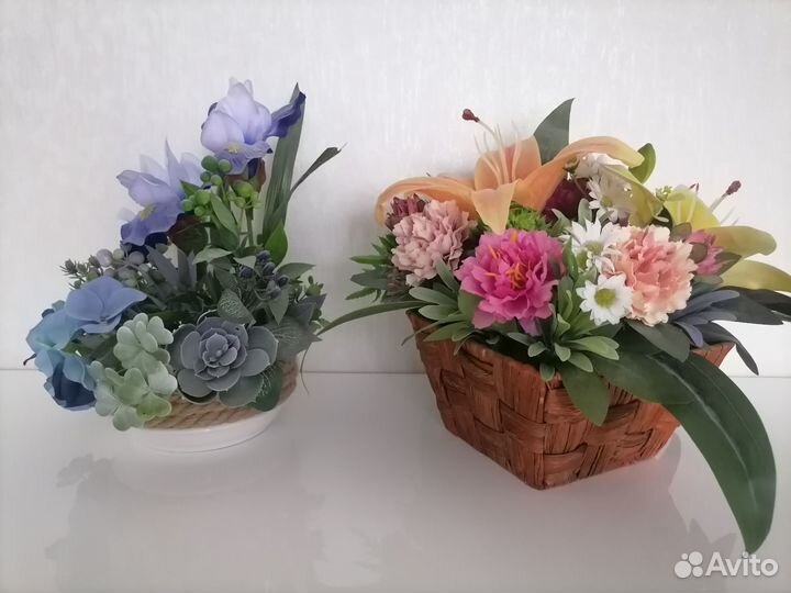 Искусственные цветы для декора