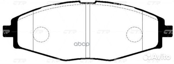 Старый номер ckkd-2) Колодки тормозные GK0430 CTR