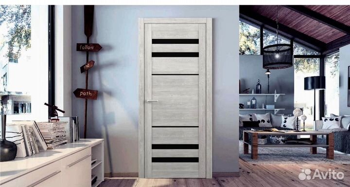 Двери межкомнатные, белые