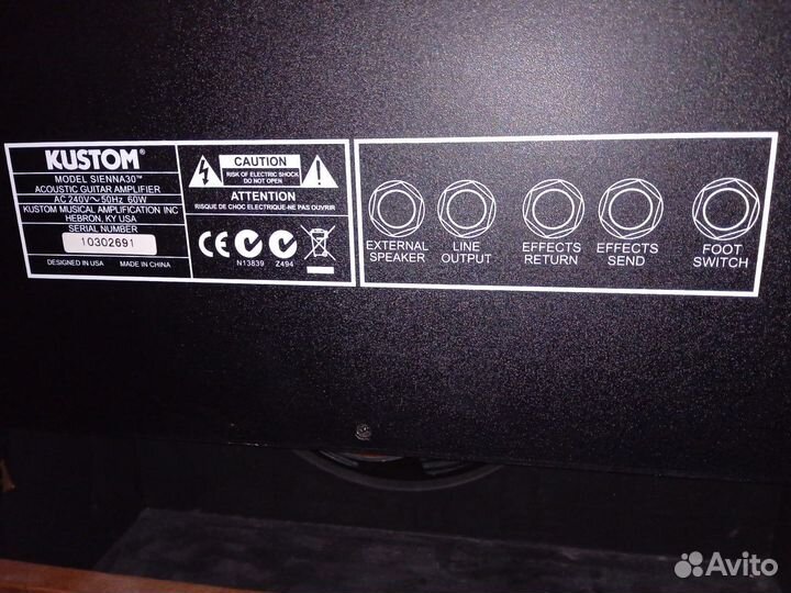 Комбоусилитель Kustom Sienna 30
