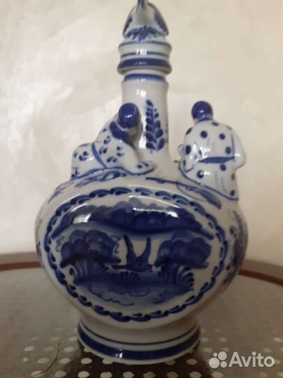 Штоф Гжель с настойкой