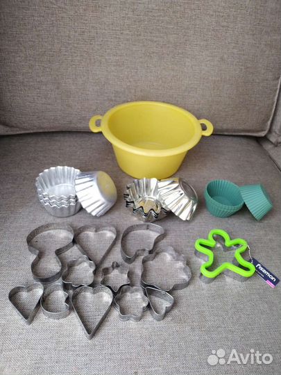 Формочки, ковш, сковорода, посуда