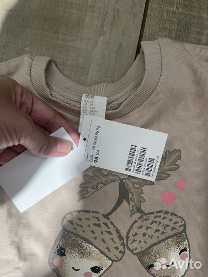 Новый комлект костюм H&M 98