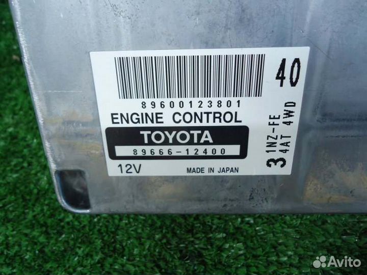 Блок efi Toyota Corolla NZE124 1NZ-FE 2003/05