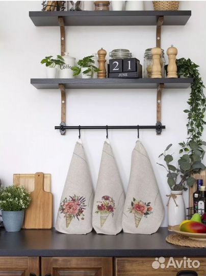 Полотенца кухонные лен