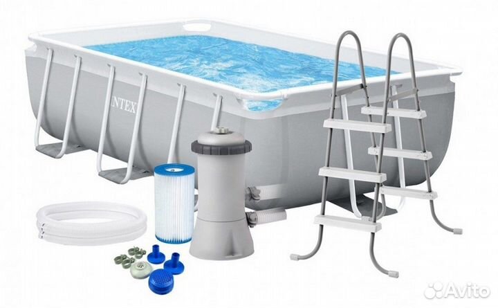 Бассейн каркасный Intex Prism Frame Rectangular 30