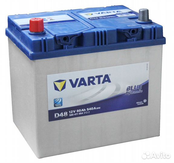 Аккумулятор Varta blue 60j а/ч азиат