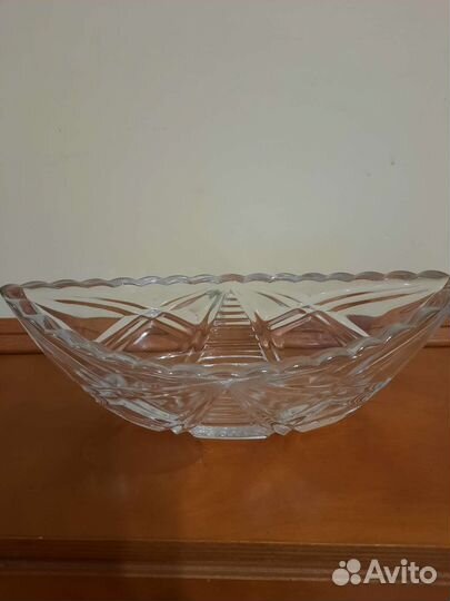 Салатник хрустальный СССР