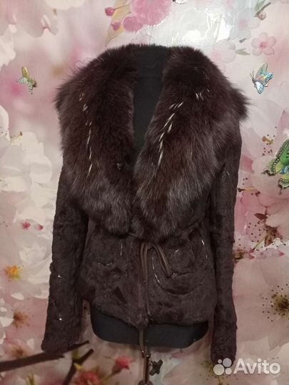 Полушубок мех кролик