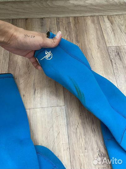 Гидрокостюм tribord маски, трубка, ласты, сумка