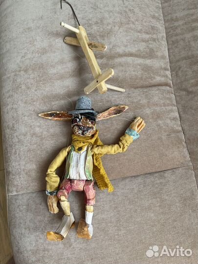 Кукла марионетка известного чешского мастера Ludek