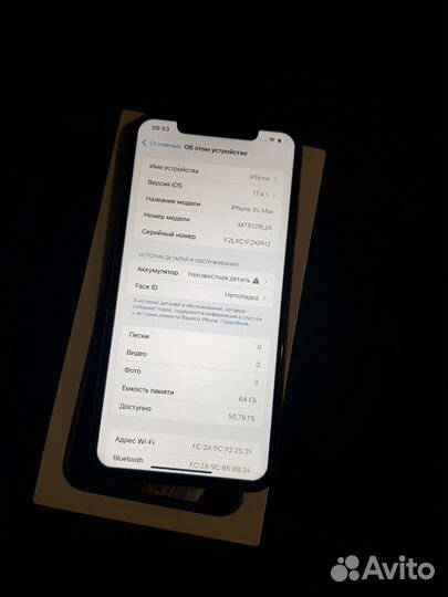 iPhone Xs Max, 64 ГБ