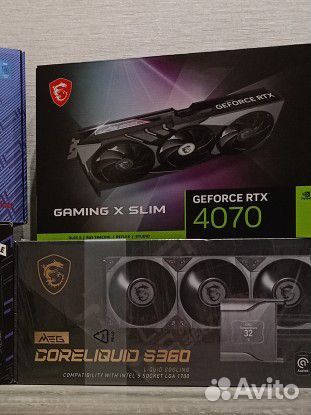 Видеокарта RTX 4070 gaming X 12GB slim MSI