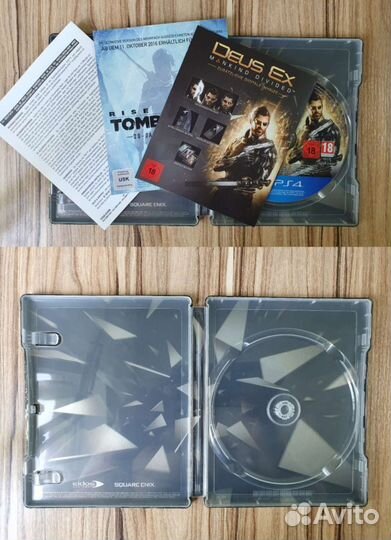 PS4 Deus Ex Mankind Divided Steelbook. Лицензия