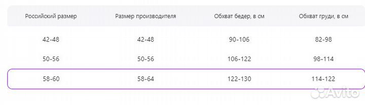 Термобелье женское 44-56