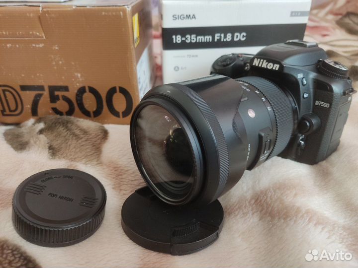 Sigma AF 18-35mm f/1.8 DC HSM Art Nikon + Станция