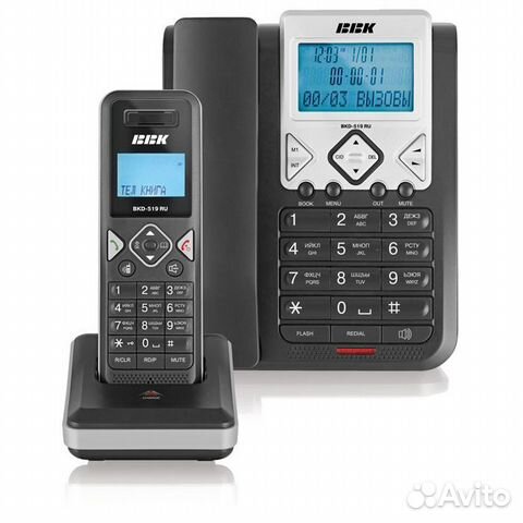 Телефон беспроводной (dect) BBK BKD-519 RU