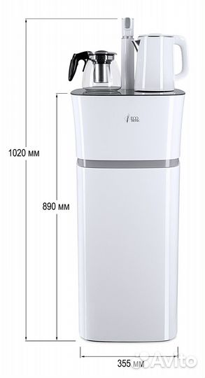 Кулер с чайным столиком Тиабар Ecotronic TB11-LE w