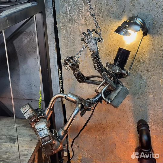 Светильник скалолаз Loft&Сталь