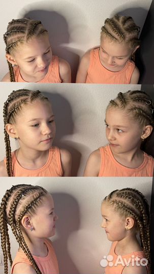 Косы и брейды со узором