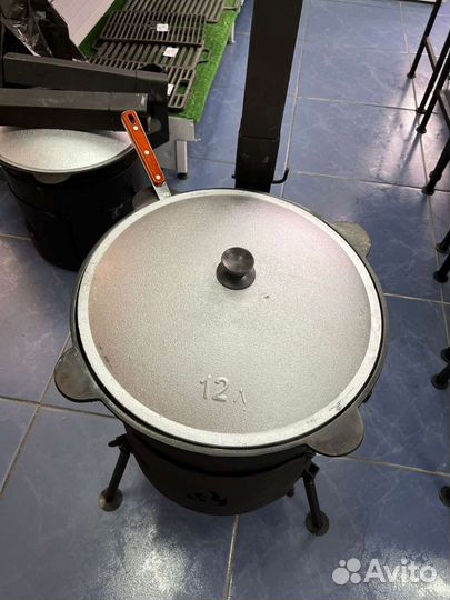 Казан с печью премиум +шумовка