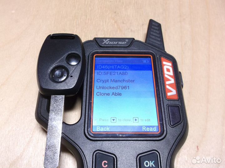 Honda чип ключ 2 кнопки valeo S000002159