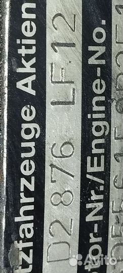 Двигатель в разбор MAN TGA D2876LF12