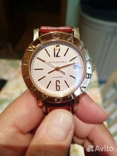 Часы золотые Bvlgari bb38gl