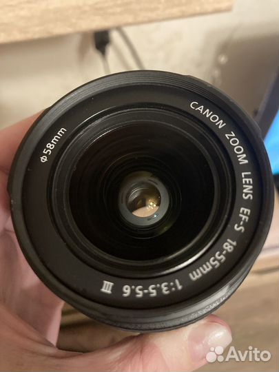 Объектив canon ef s 18 55