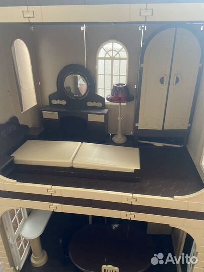 Кукольный домик для барби с мебелью