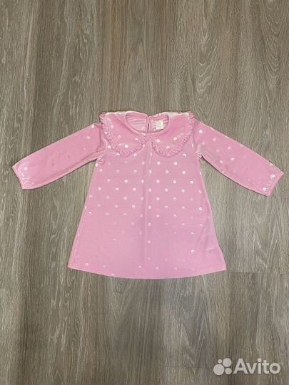 Платье бархатное H&M для девочки