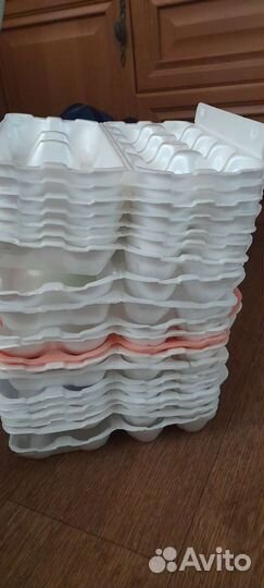 Ячейки для яиц пластиковые