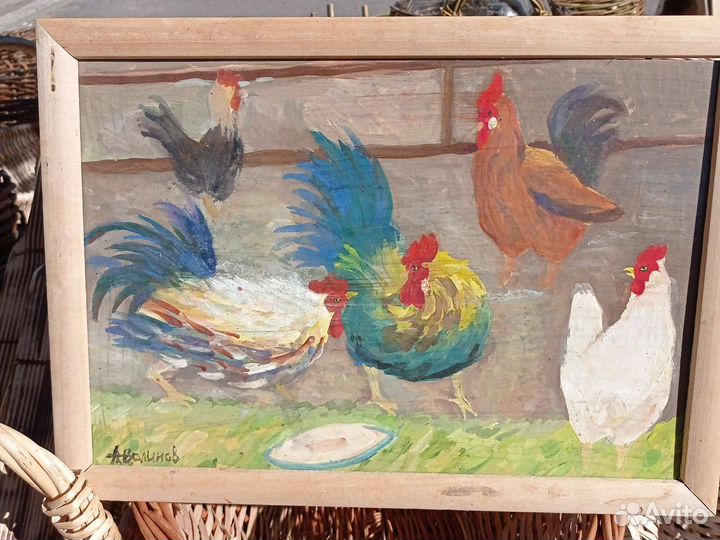 Картина Петухи