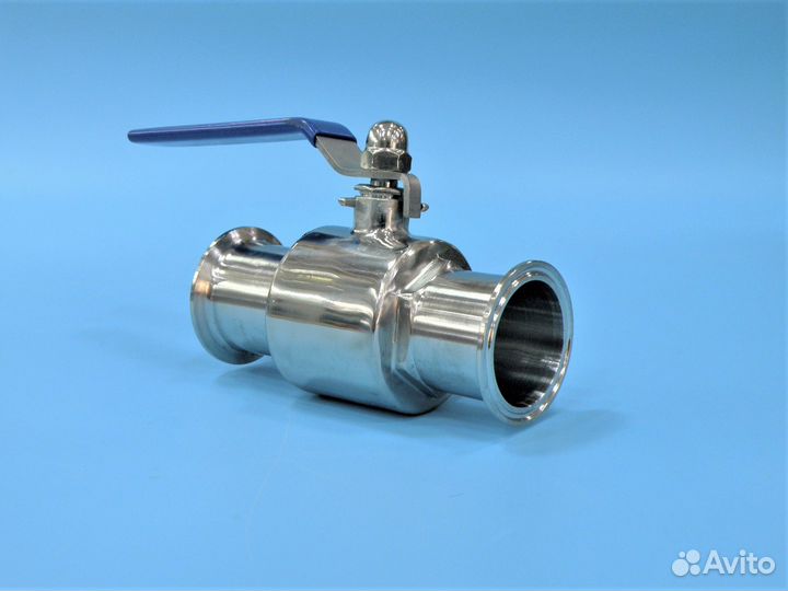 Шаровый кран кламп 2