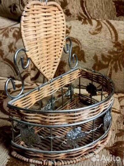 Корзина плетёная сувенир
