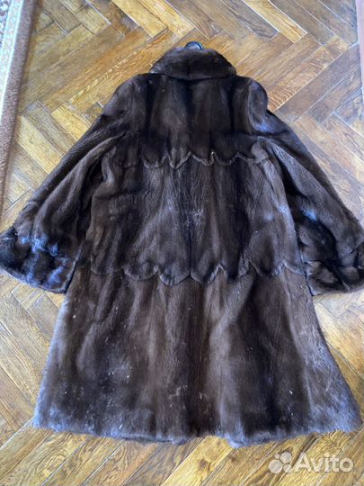 Шуба норковая длинная, размер 48,50