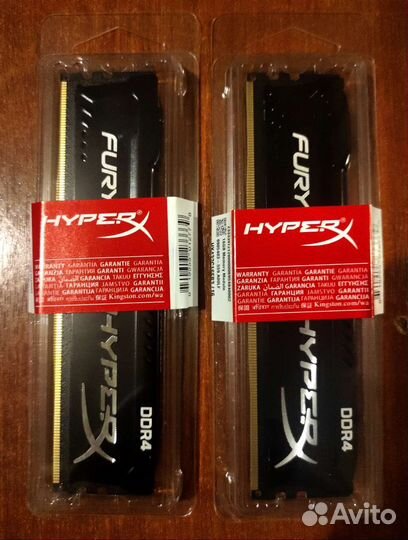 Kingston HyperX Fury ddr4 16Gb 3200Mhz