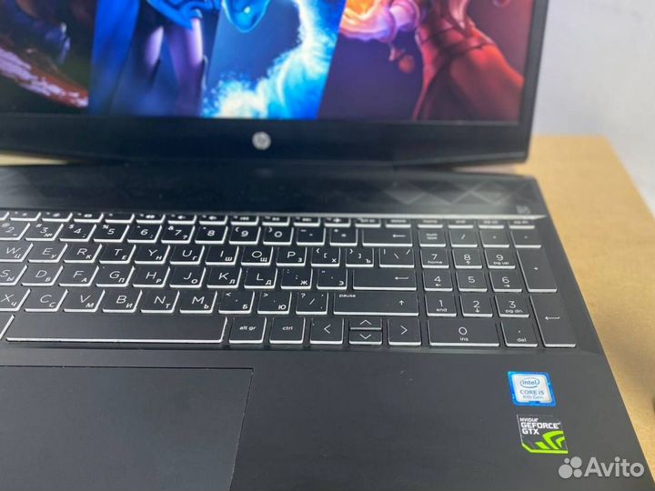Игровой ноутбук HP/GTX1050/i5-8500/ssd240/hdd1000