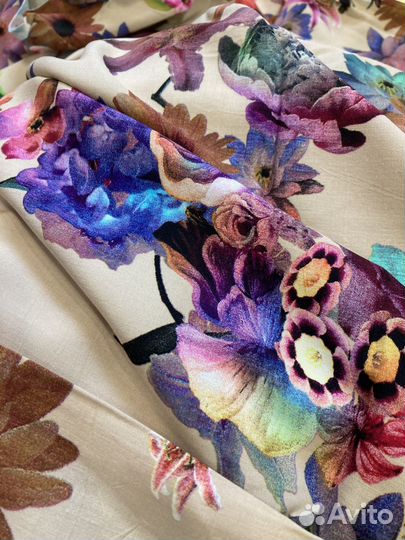 Ткань штапель вискоза. Длина 260см