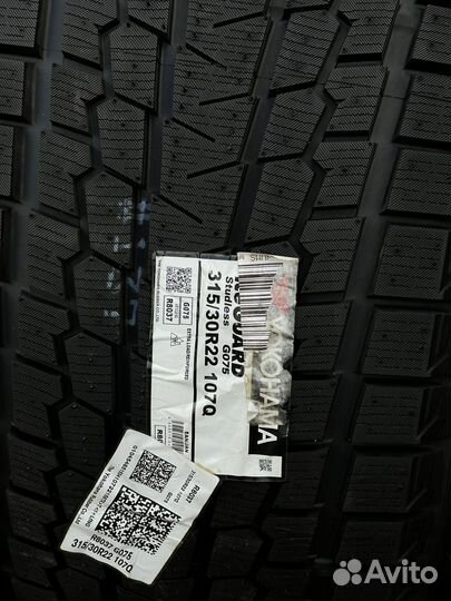 Yokohama Ice Guard SUV G075 275/35 R22 и 315/30 R22 107Q