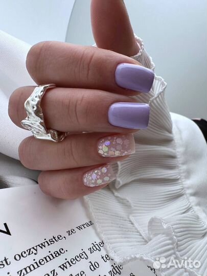 Маникюр наращивание модель