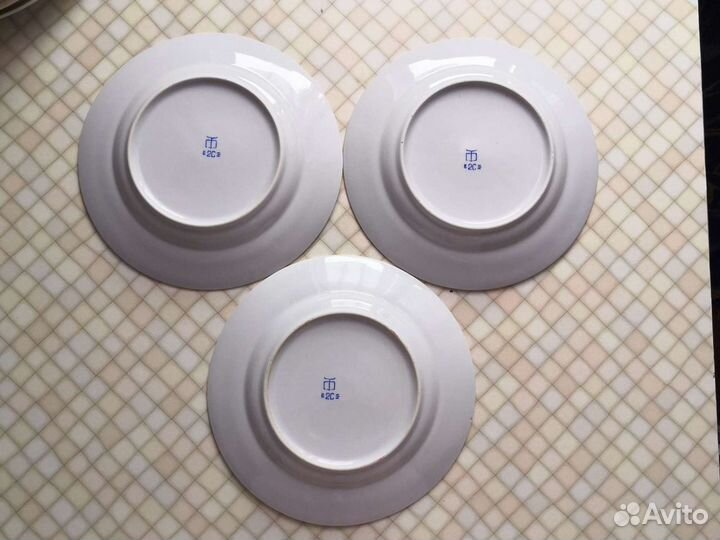 Тарелки СССР Туймазы пирожковые