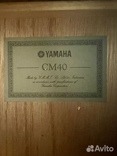 Гитара Yamaha cm40 с чехлом ibanez