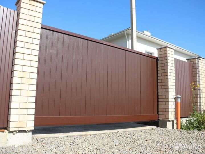 Откатные ворота 